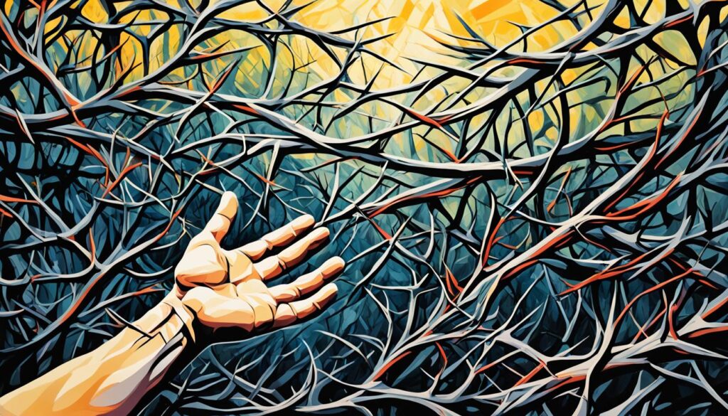 thorn removal dream portrayal of overcoming adversities