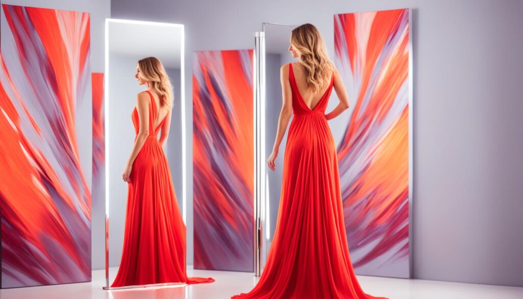 Red dress in a dream